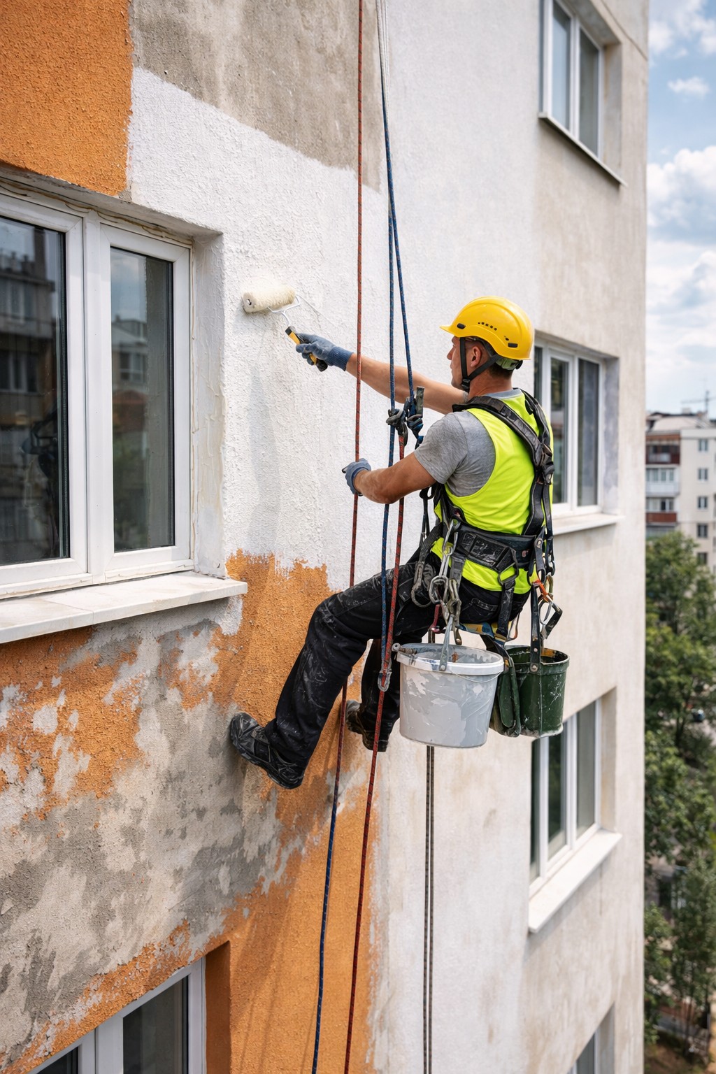Nátěry a opravy fasád